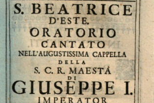 Cover Libretto Camilla Rossi, Santa Beatrice